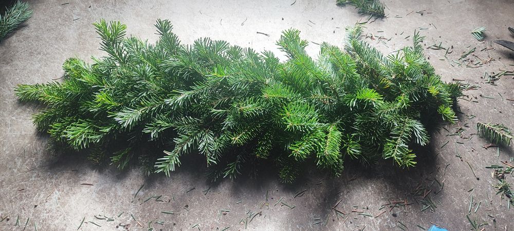 Ghirlanda brad natural