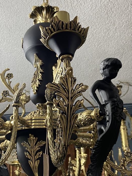 Candelabru bronz masiv/8brate/