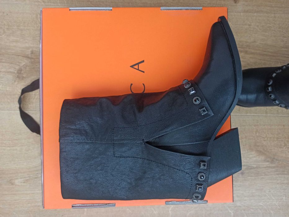 Botine Epica - piele fina - nu Anna Cori, Musette masura 39