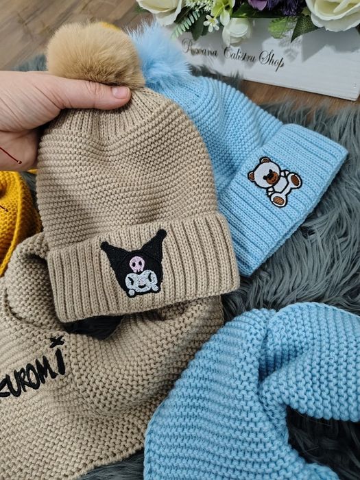 Set caciula + fular 1-8 ani