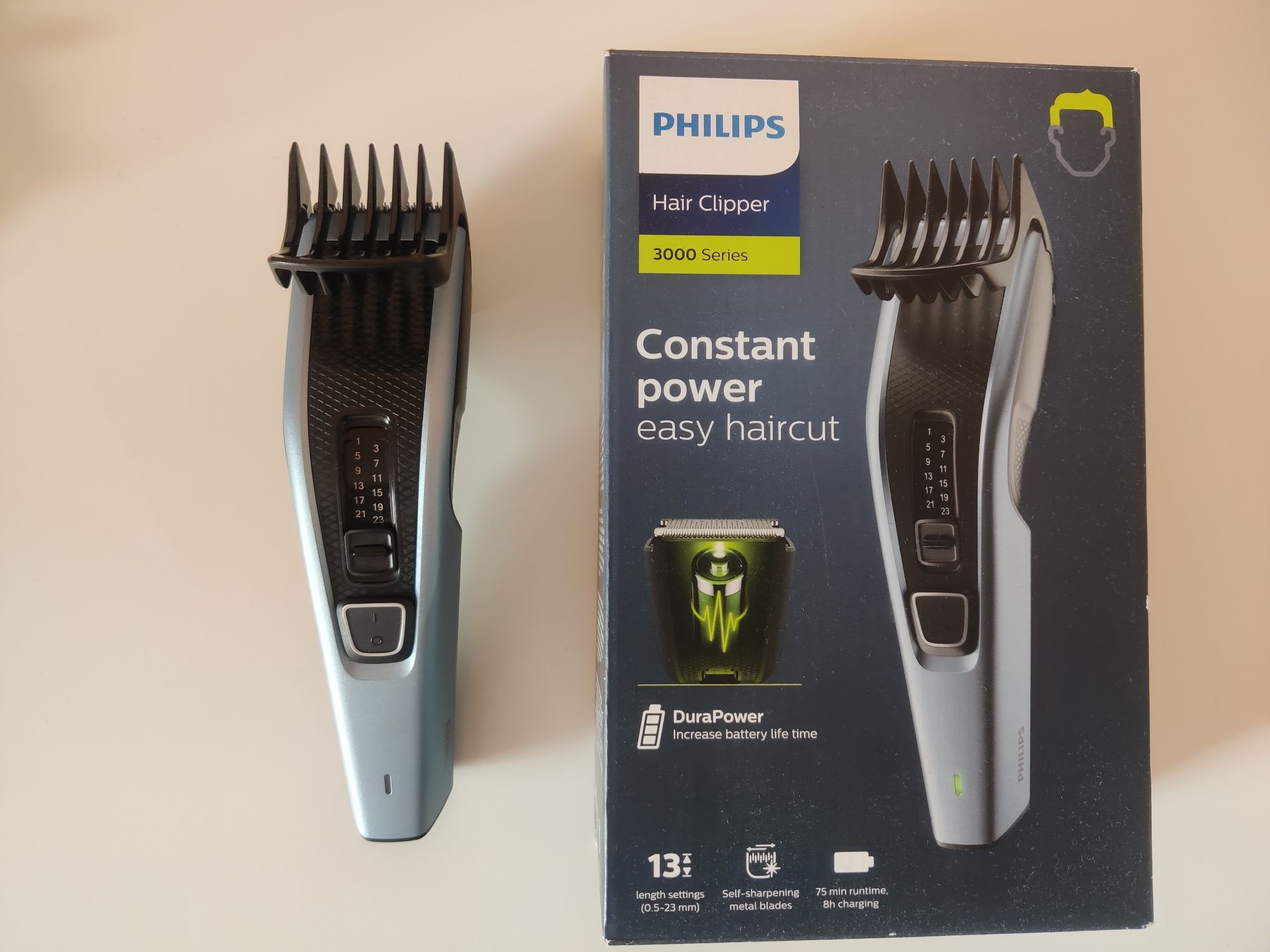 Машинка за подстригване на коса и брада Philips Serie 3000 модел HC353