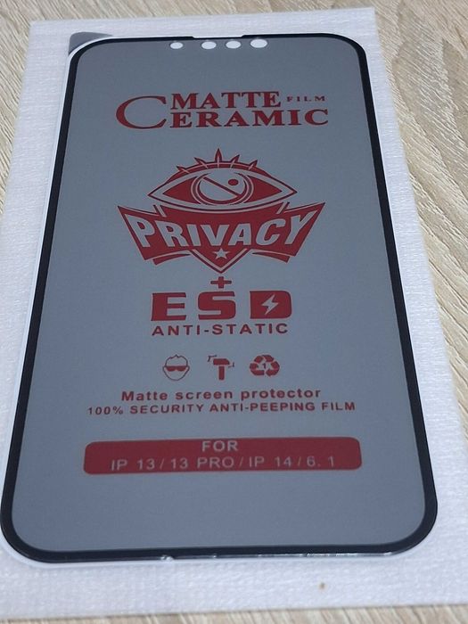 Folie de protecție ecran mată, compatibilă cu iphone 13/13 PRO/14/6.1