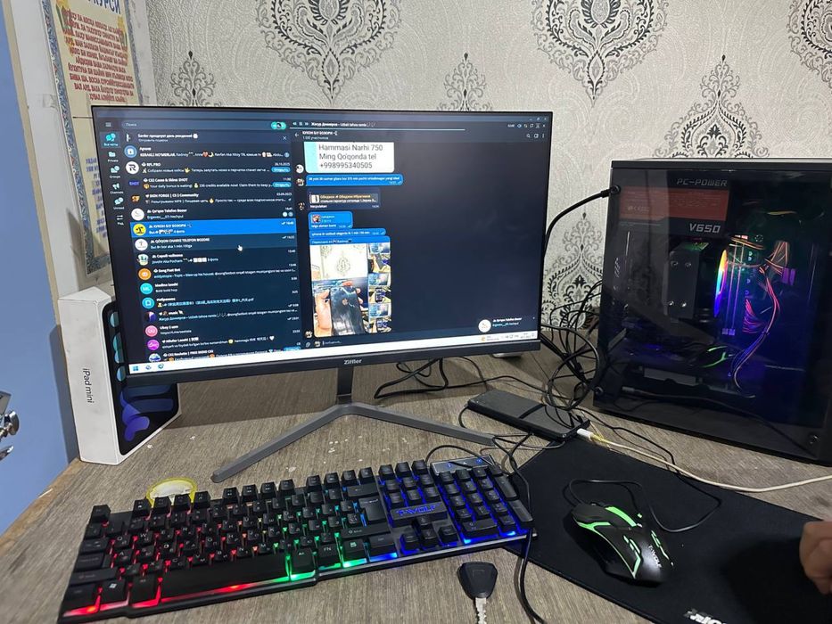 Igravoy kompyuter full komplekt abmen iphone 13 pro yoki maxga