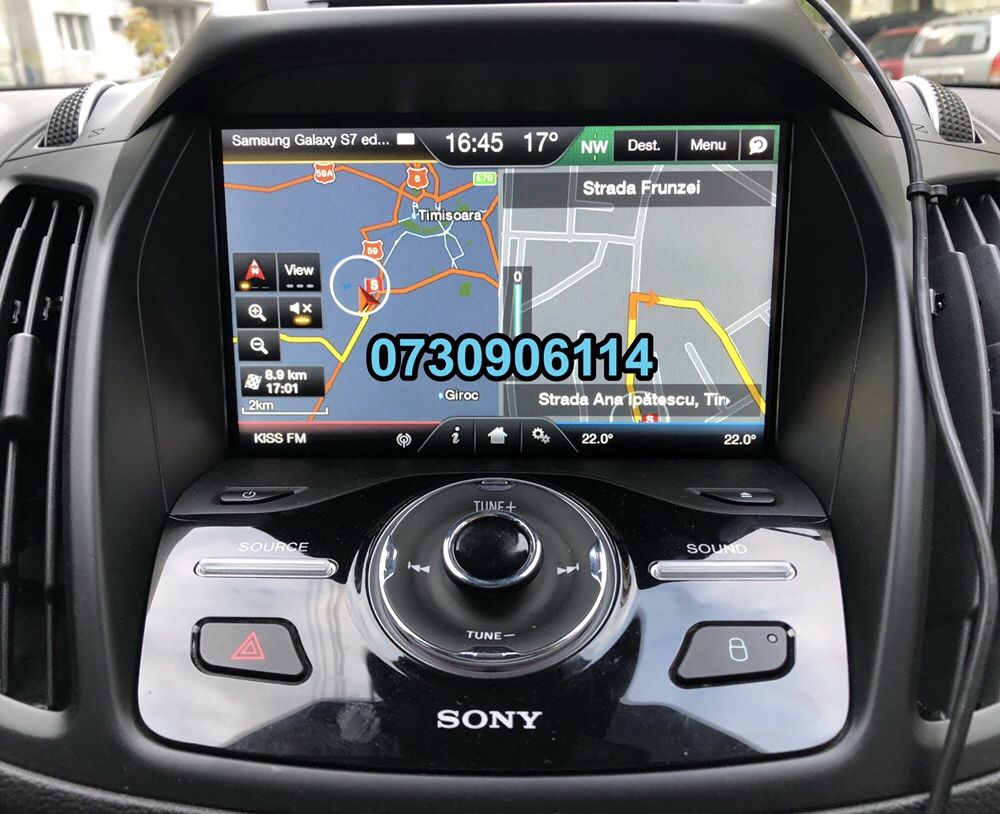 Harti Navigatie Romania 2021 FORD F10 MFD MCA Kuga Focus C-Max Mondeo