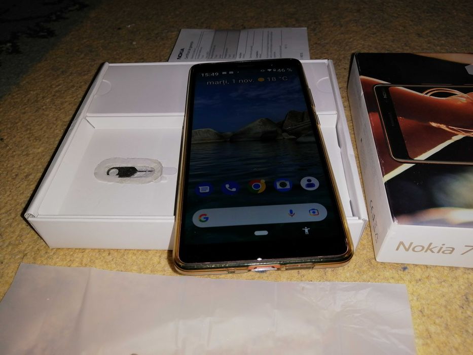 Nokia 7 Plus, 4G, supertelefon. rama metalica , cadru aluminiu premium