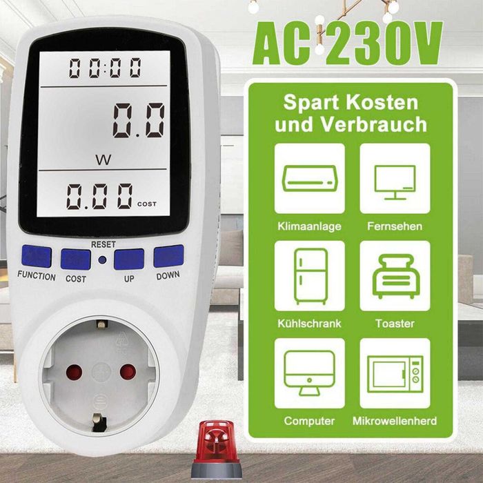 Автоматичен уред за измерване на електроенергия, Ватметър, Светещ