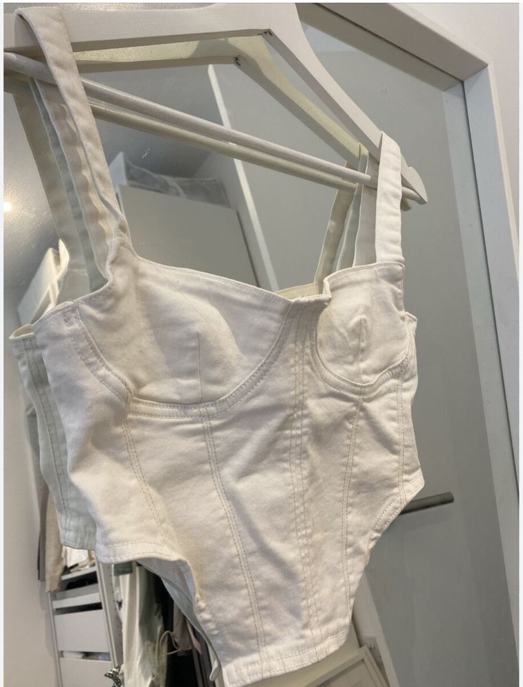 Бяло бюстие Zara