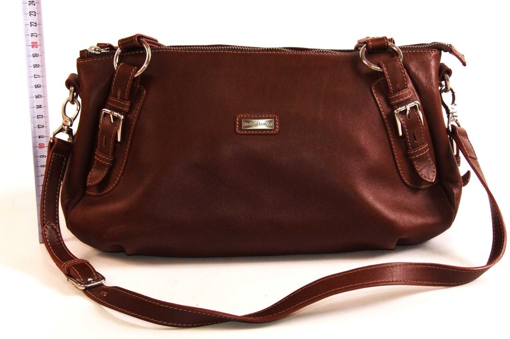 Geanta dama "Mashad Leather", piele naturala 100%, Made in Iran NOUA