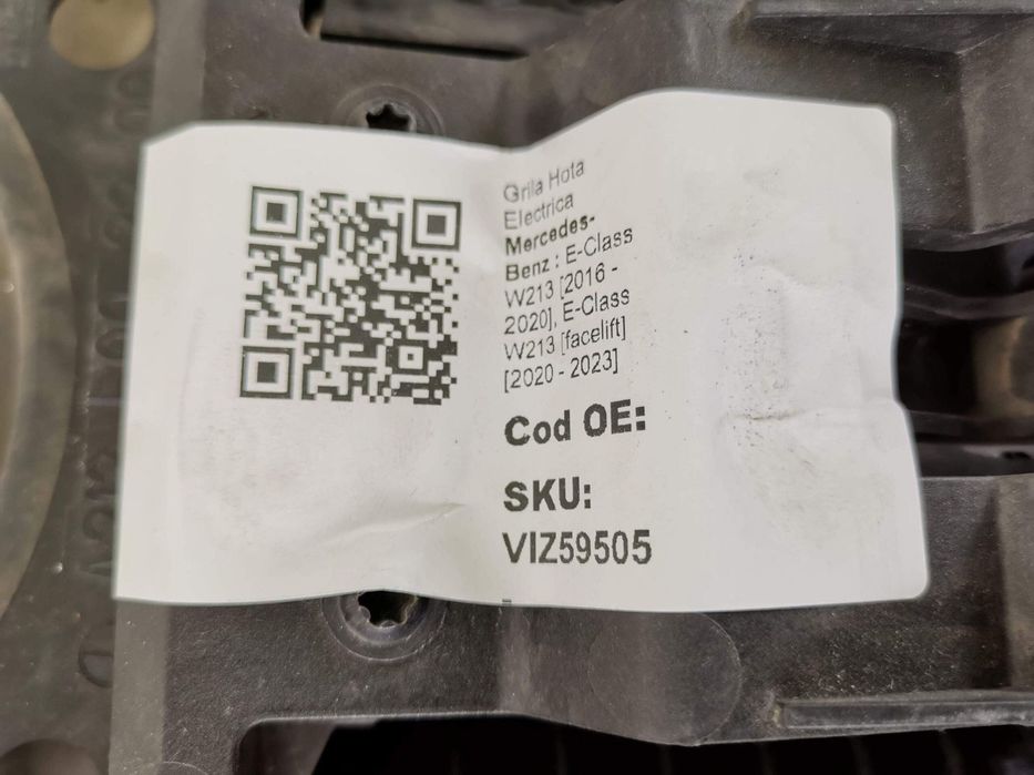 Grila Hota Electrica Mercedes-Benz  E-Class W213 2016 2017 2018 2019 2