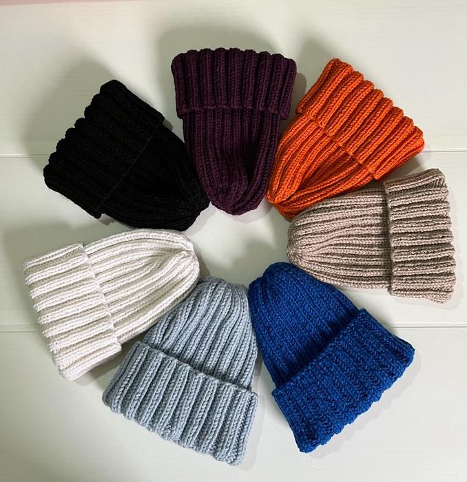 Вязание шапки зимние. Ручная работа.