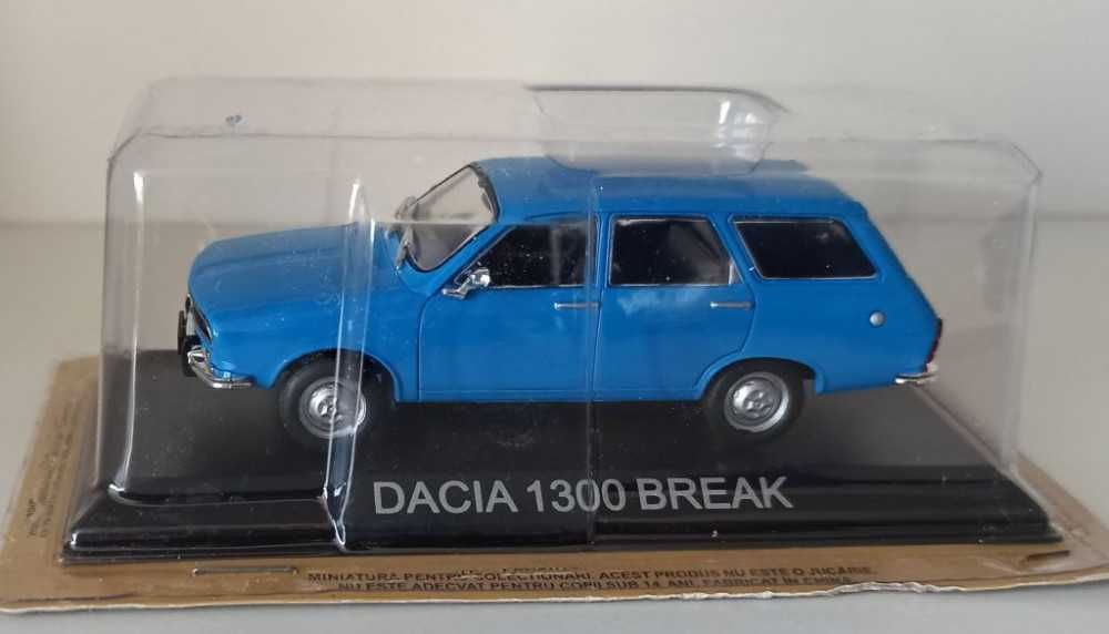 Macheta Dacia 1300 Break albastru - IXO/ DeAgostini 1/43