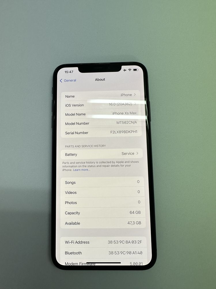 iPhone XS MAX 64GB