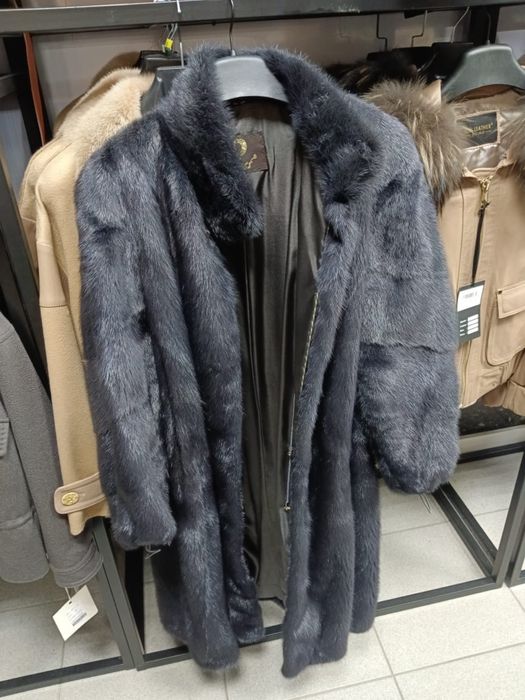 Шуба норковая цельная
