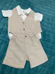 Set bebe H&M camasa pantalon si vesta