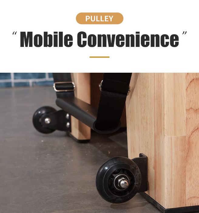 Reformer Pilates din Lemn, masa pentru tonifiere flexibilitate postura