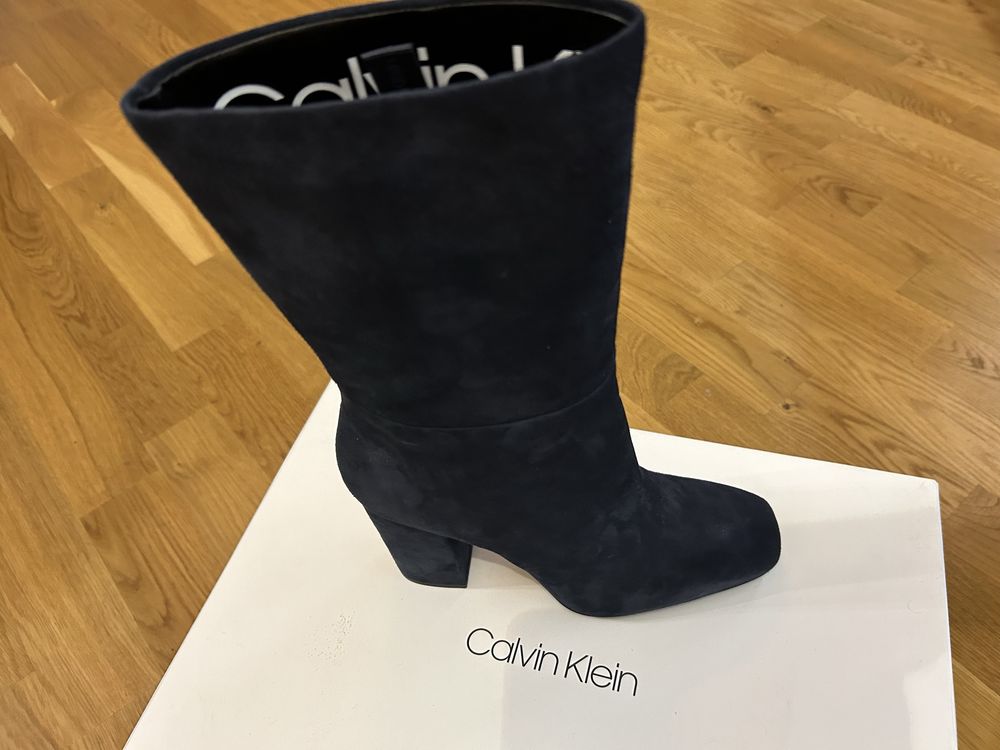 Дамски боти Calvin Klein Lorah pull on boot Hogl Croco Leder ботуши