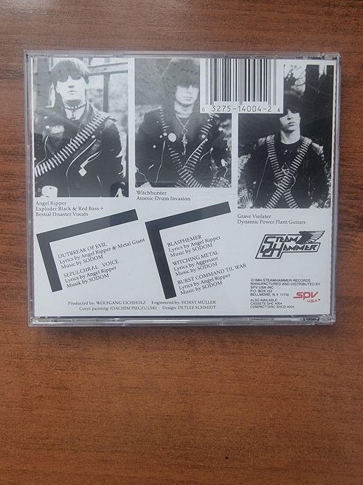 Cd диск Sodom - in the sign of the evil