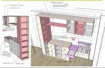 Set mobilier dormitor copii