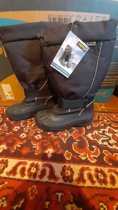 Обувь, сапоги утеплённые с шипами "Топпер"