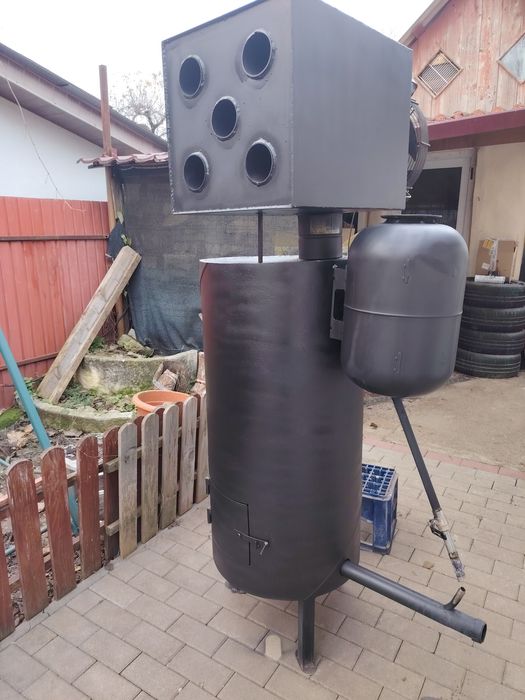 Soba cu arzător pe ulei ars