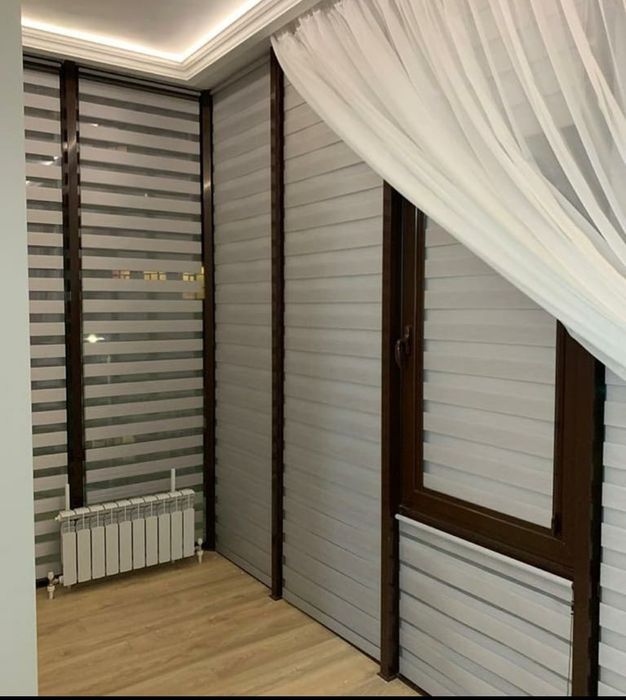 Ролл шторы. День-ночь. Жалюзи