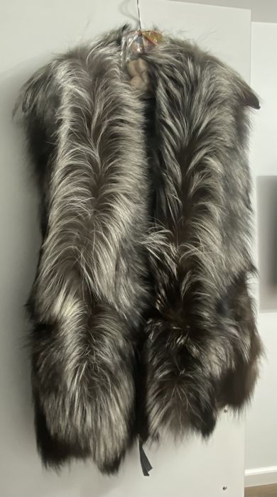 Vesta blana vulpe argintie