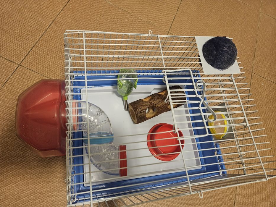 Cusca hamster cu accesorii