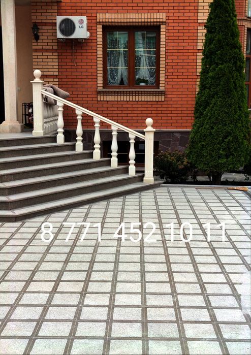 Гранит,Ступени,Травертин,Балясины