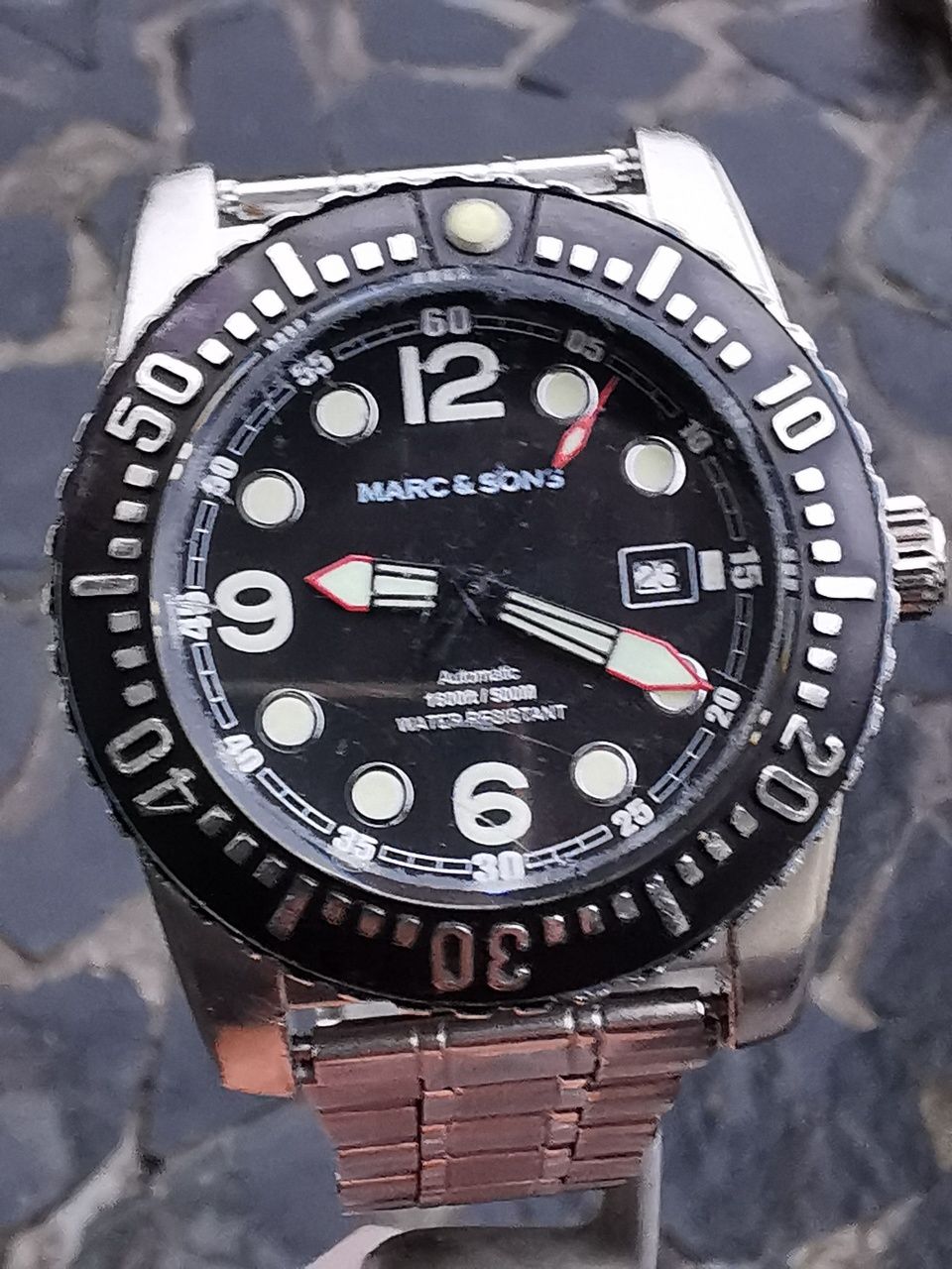 Ceas Marc&Sons Automatic - 500 m Diver - Elvețian - 45 mm