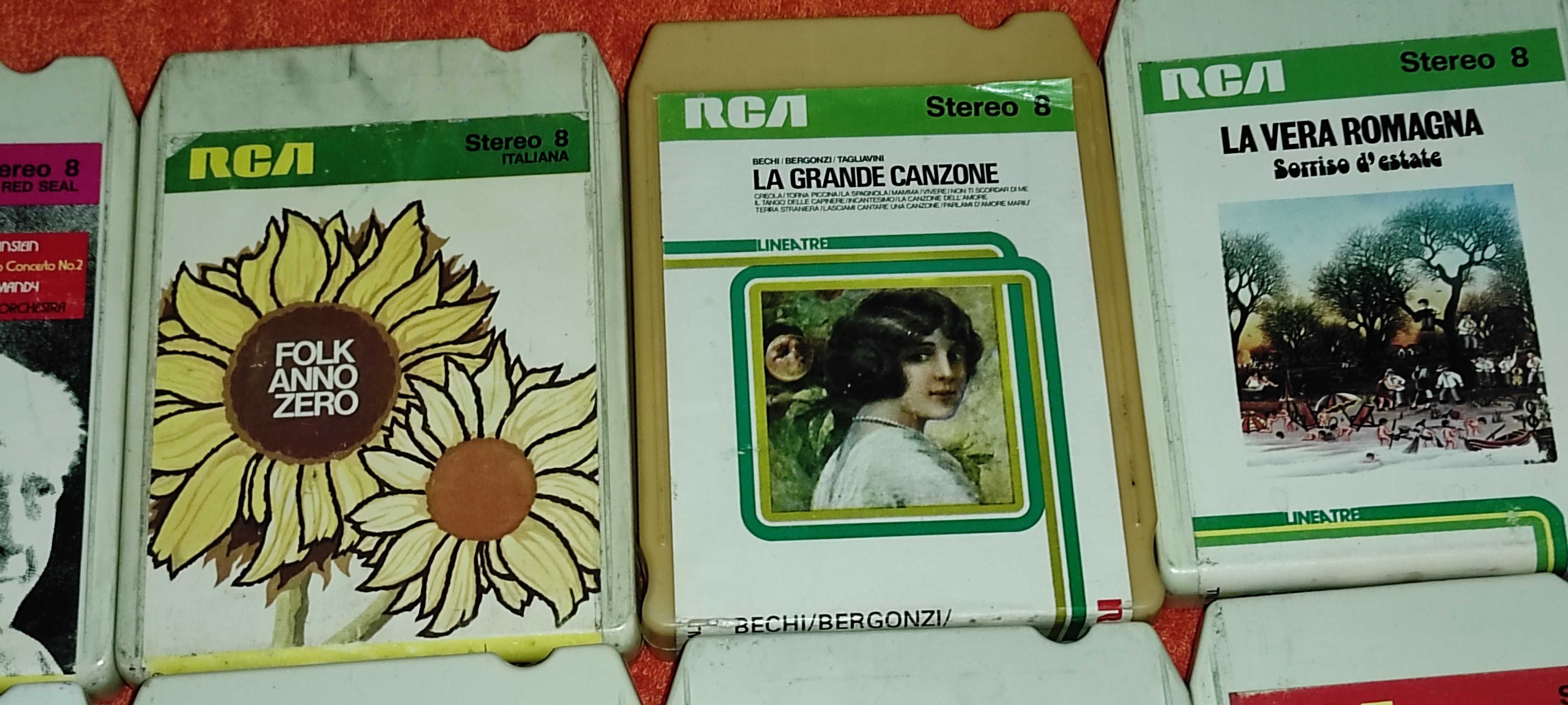 Casete audio Rca stereo 8 - colectie vintage