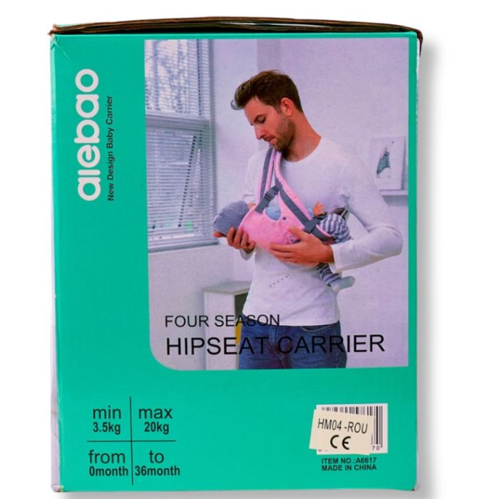 Marsupiu Pentru Bebelusi Cu Scaunel , 0-36 luni , 3 Pozitii De Purtare