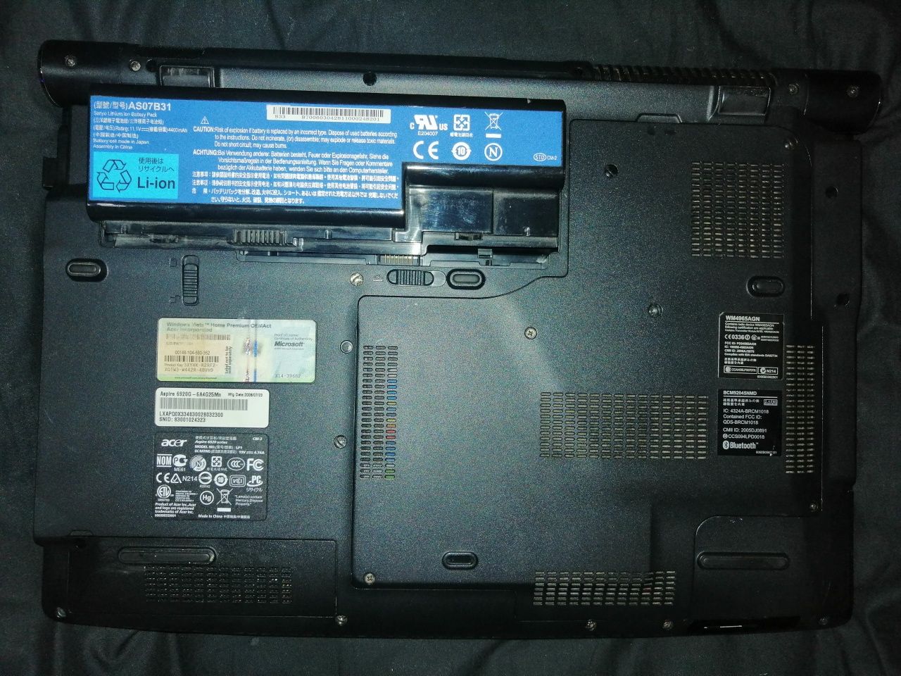 Геймърски лаптоп Acer Aspire 6920G-814G32Bn