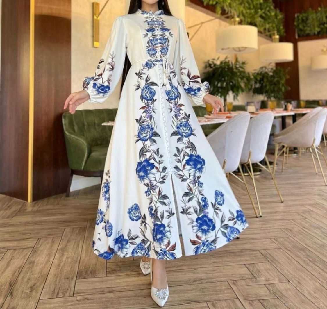 Белое красивое платье из Турции от магазина Kamil Kausara
