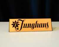 Junghans и Cyma лого от месинг,позлата.