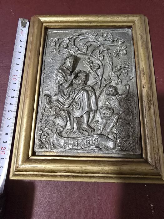 Барелеф картина от калай "Пролет"