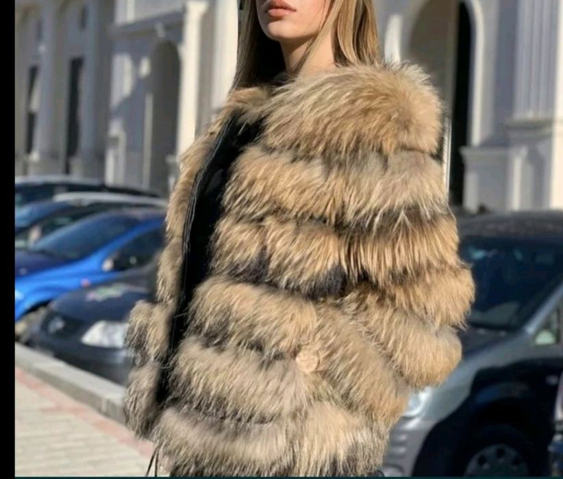 Ново палто с естествен косъм