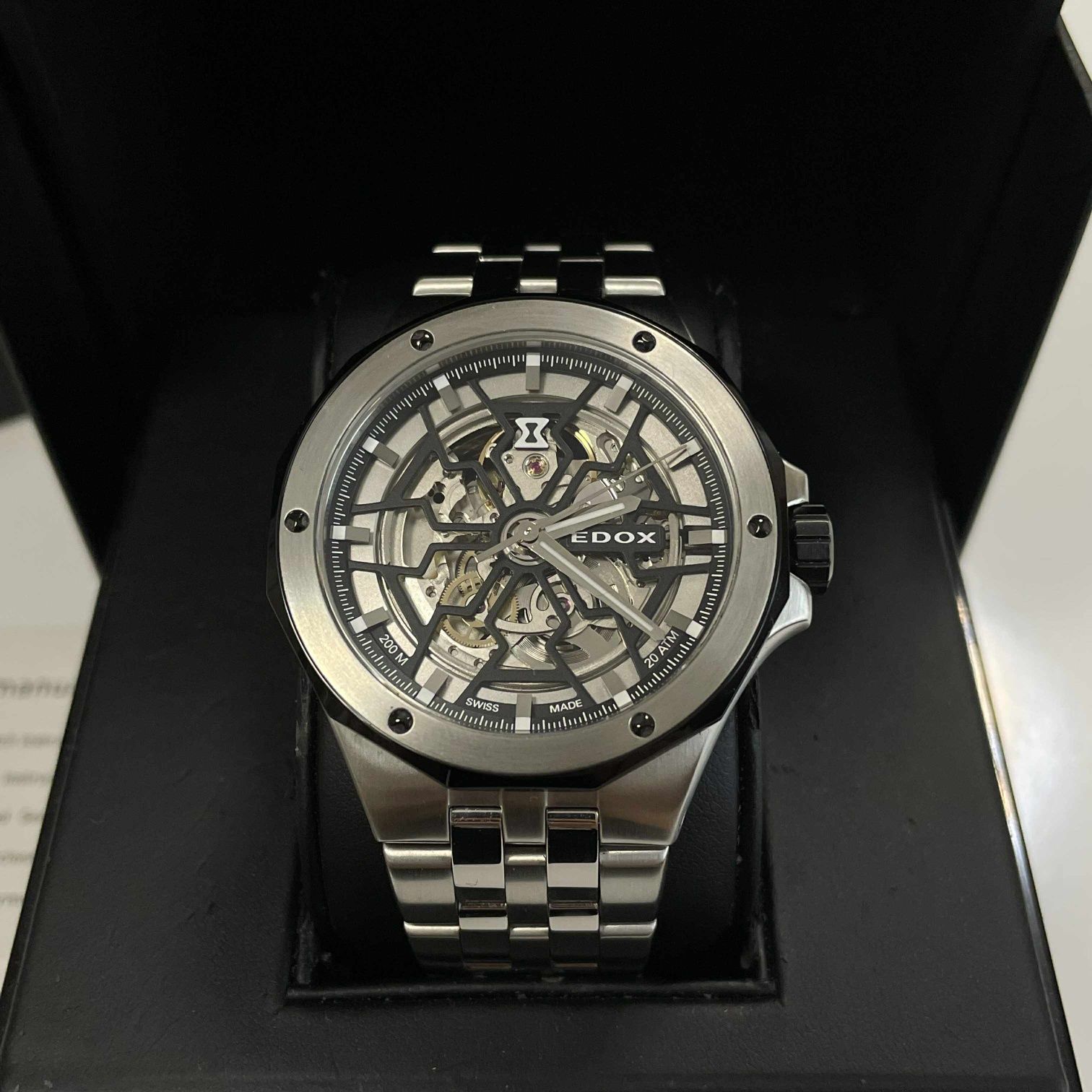 Edox Delfin Mecano Skeleton Automatic