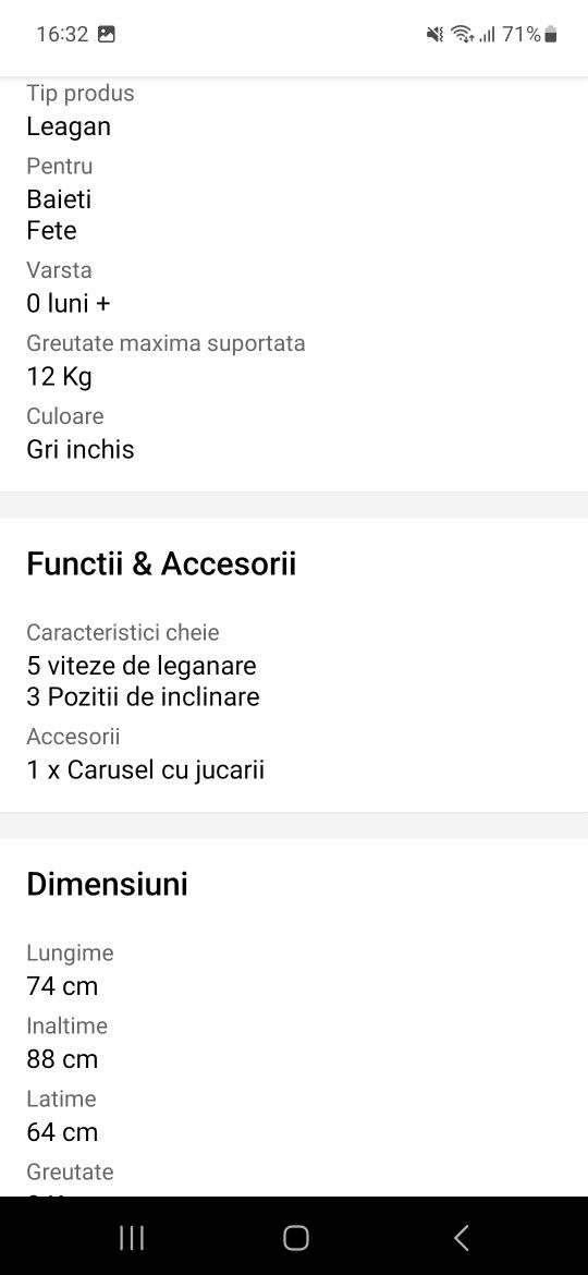 Leagan 2 in1 (balansor)electric si cu baterii cu telecomanda