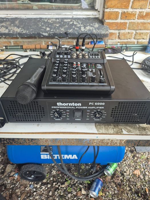 Set Statie + Boxe + Mixer (si microfon)