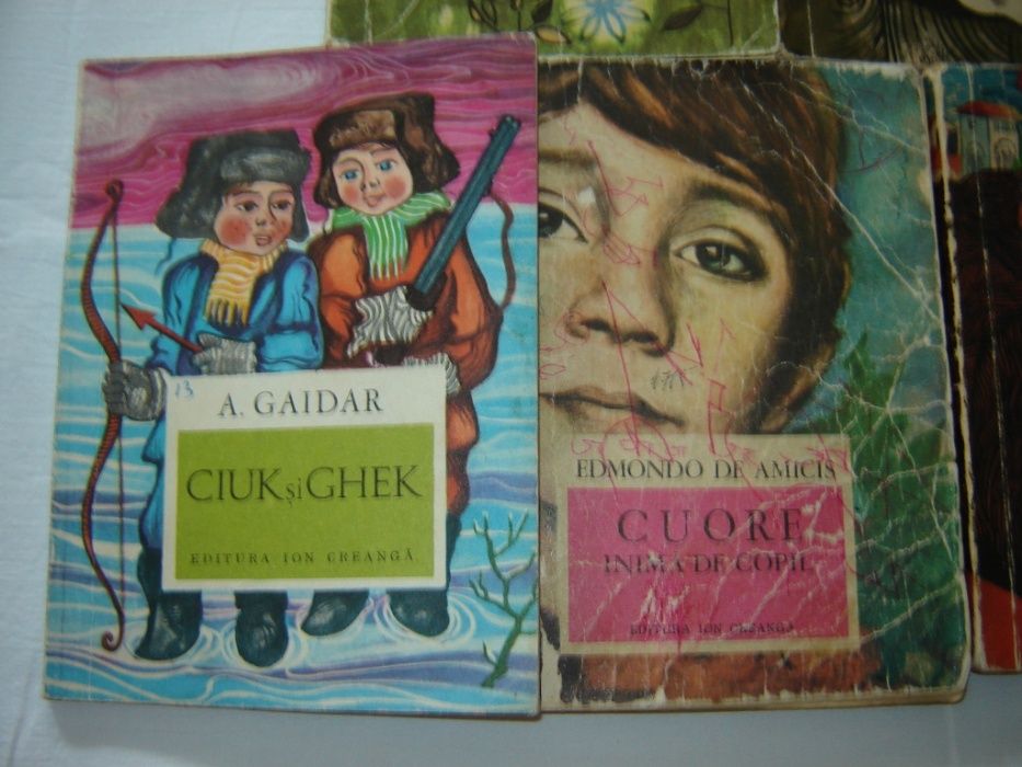 Carti pentru copii 9 buc.editura I.Creanga,anii 1968-1974