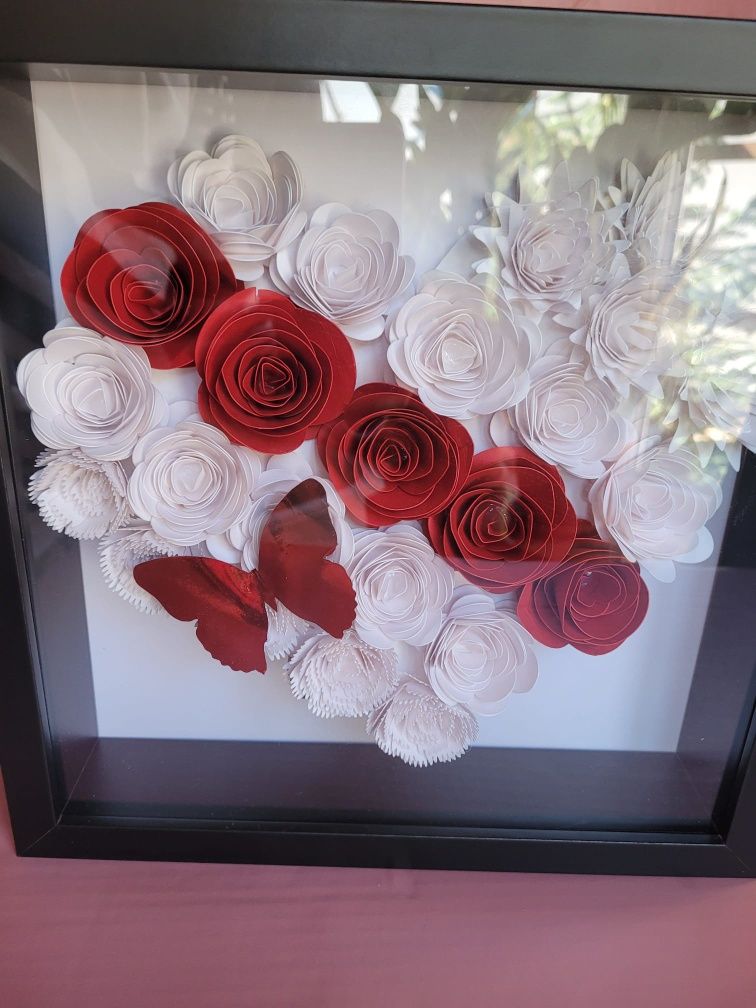 Cadou special : Tablou floral handmade