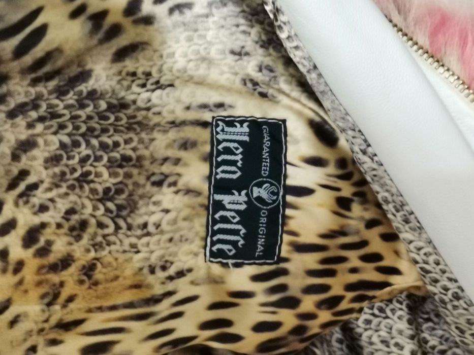 Scurta din piele si blana naturala