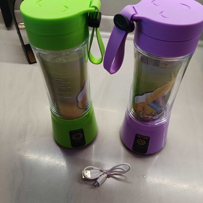 НОВ! Преносим блендер за плодове и зеленчуци с вградена батерия, USB