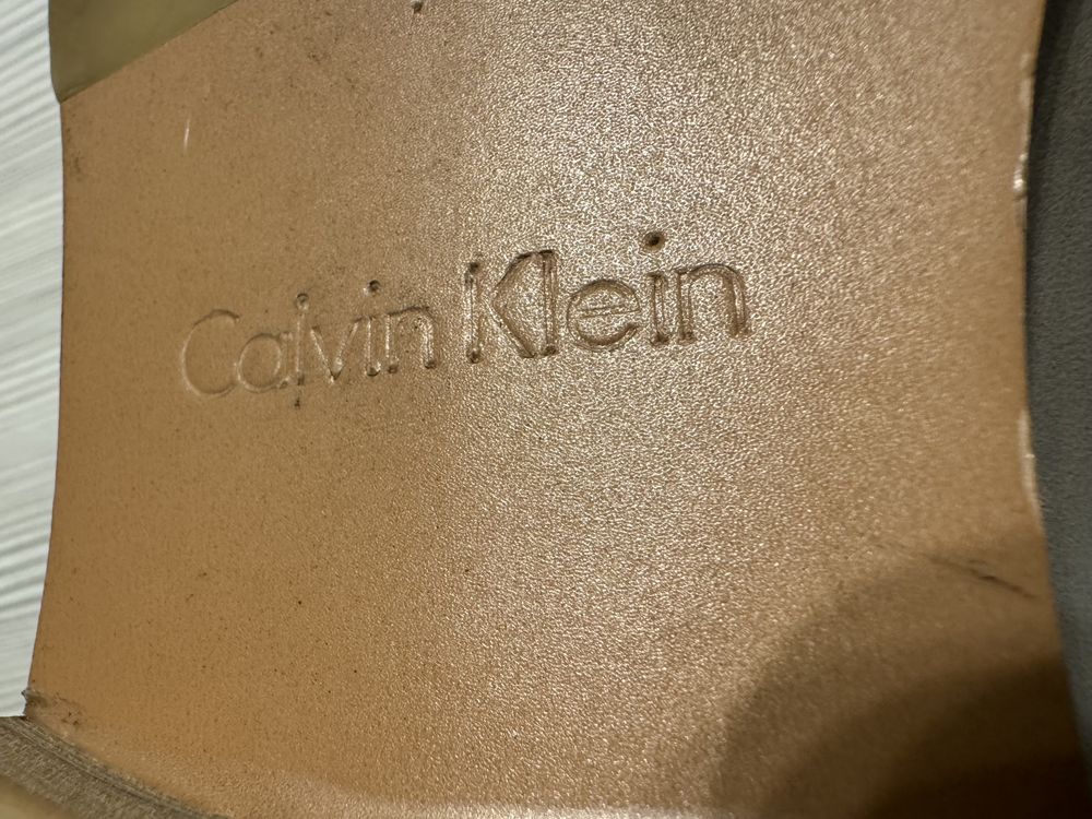 Pantofi Calvin Klein piele gri, nr.40