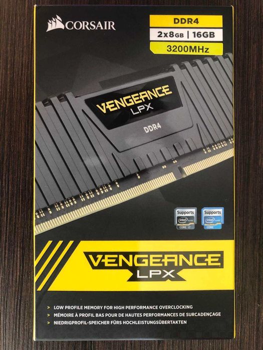 RAM DDR 4 16GB 2x8 Corsair Vengeance LPX
