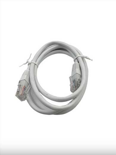 Cablu UTP CAT5e, Ethernet, 1.2m lungime, mufa, conector RJ45, alb