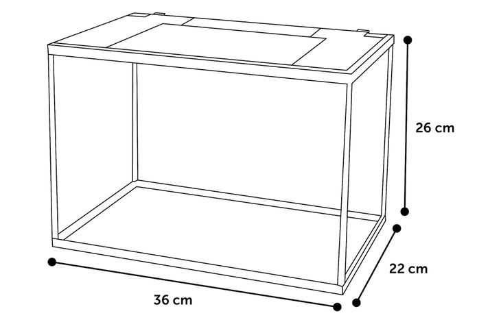 Acvariu pentru pesti Flamingo Lollipop 16 L