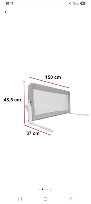 Bariera de protectie pat