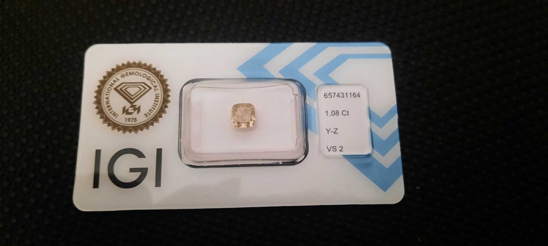 1.08 ct карата VS деамант с IGI сертификат