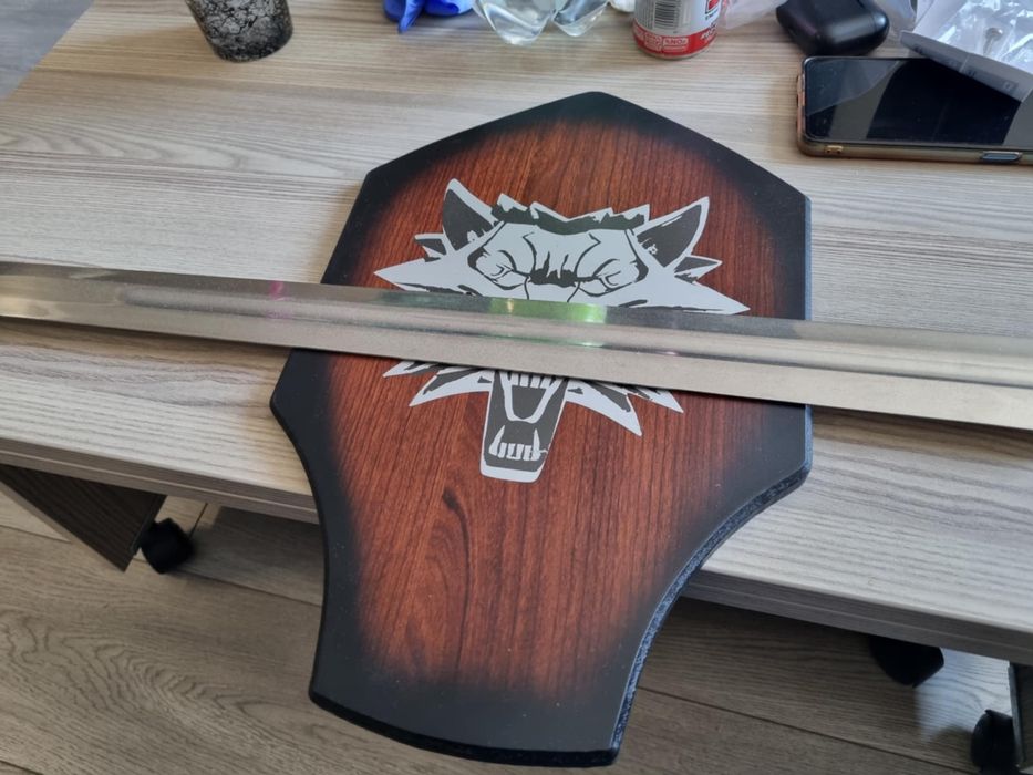 Стоманен Меч Гералт Вещера Geralt Steel Sword The Witcher Мечове